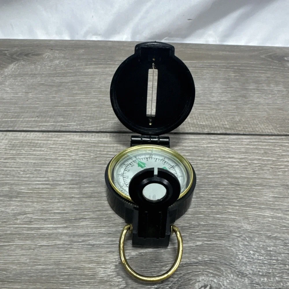 Vintage Engineer Lensatic Compass Directional Hiking Navigation